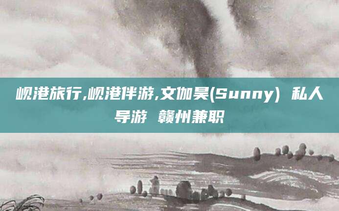 楚雄岘港旅行,岘港伴游,文伽昊(Sunny) 私人导游 赣州兼职